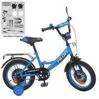Детский велосипед 12д. VZ 9412 DSW-12, сине-черный
